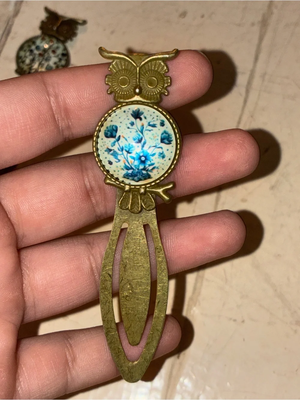 Owl Metal Bookmark - Antique Bronze Page Marker - Gift for Book Lovers, Readers